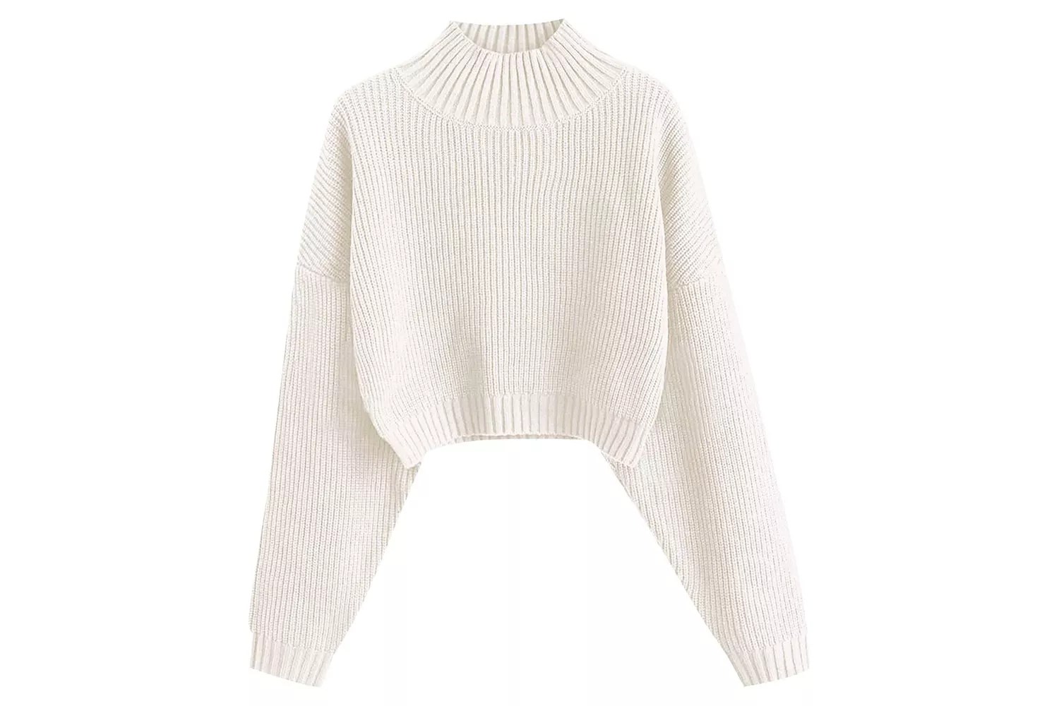 ZAFUL Women&rsquo;s Cropped Turtleneck Sweater