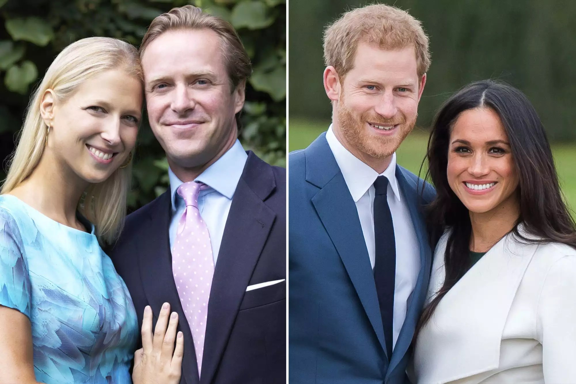 Lady Gabriella Windsor and her fiancee Mr Thomas Kingston Prince Harry Meghan Markle