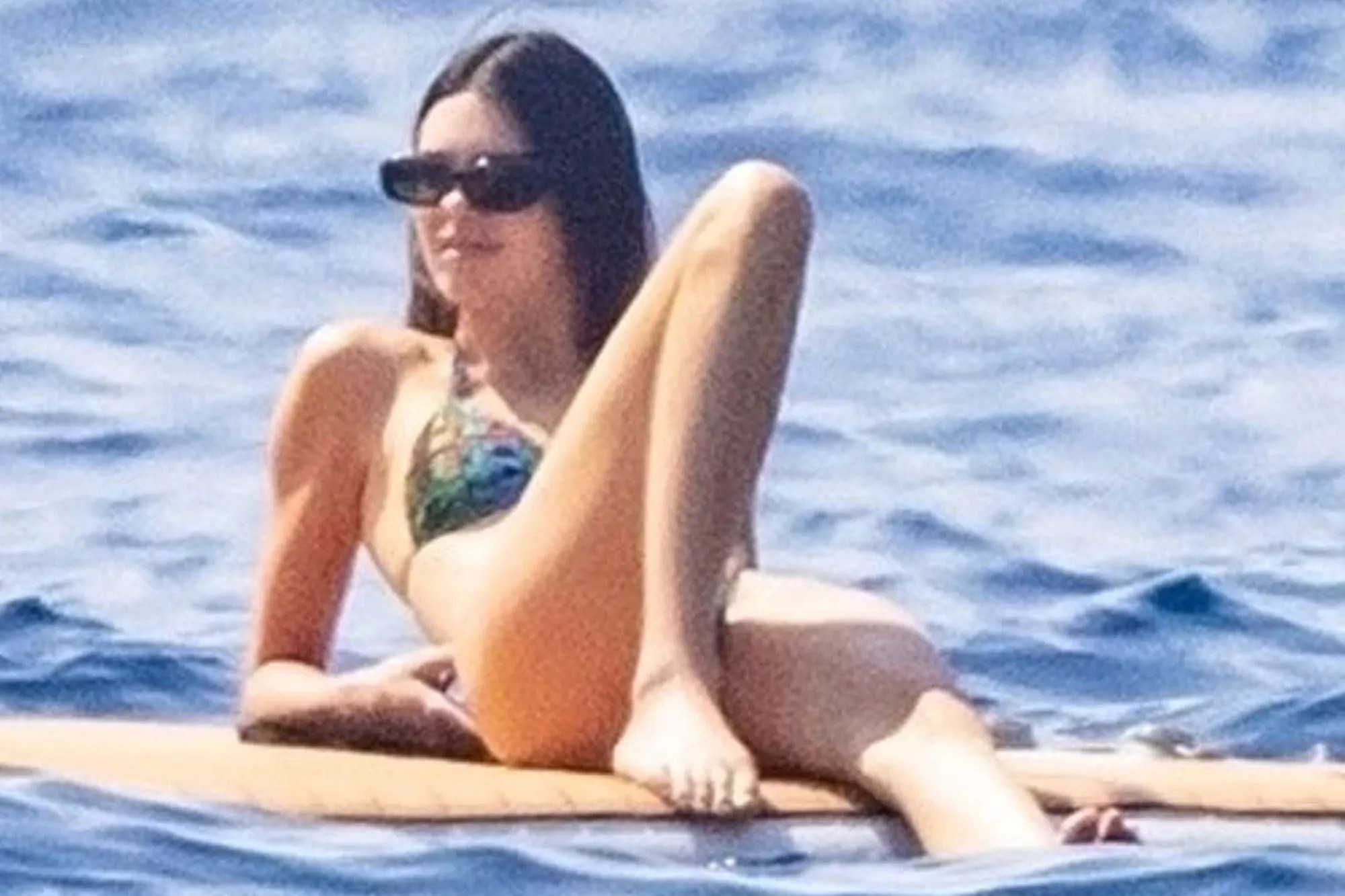 Model and Reality star Kendall Jenner takes to the Italian waters as she chills out in the blazing hot sunshine in Nerano.