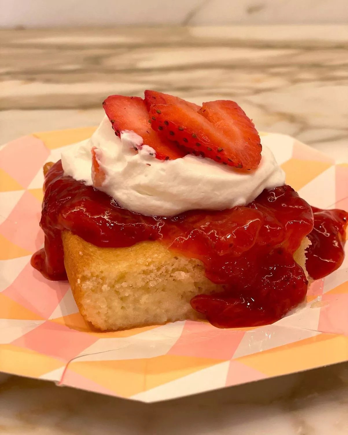 Tres Leches Strawberry Cakes