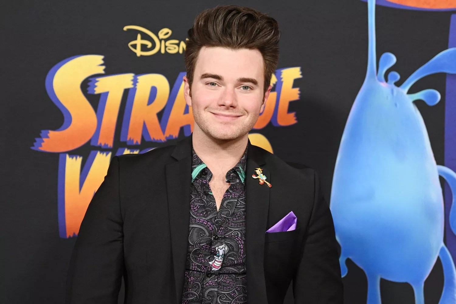 Chris Colfer at the premiere of Disney&rsquo;s &ldquo;Strange World&rdquo; held at the El Capitan Theatre on November 15, 2022 in Los Angeles, California. (Photo by Gilbert Flores/Variety via Getty Images)