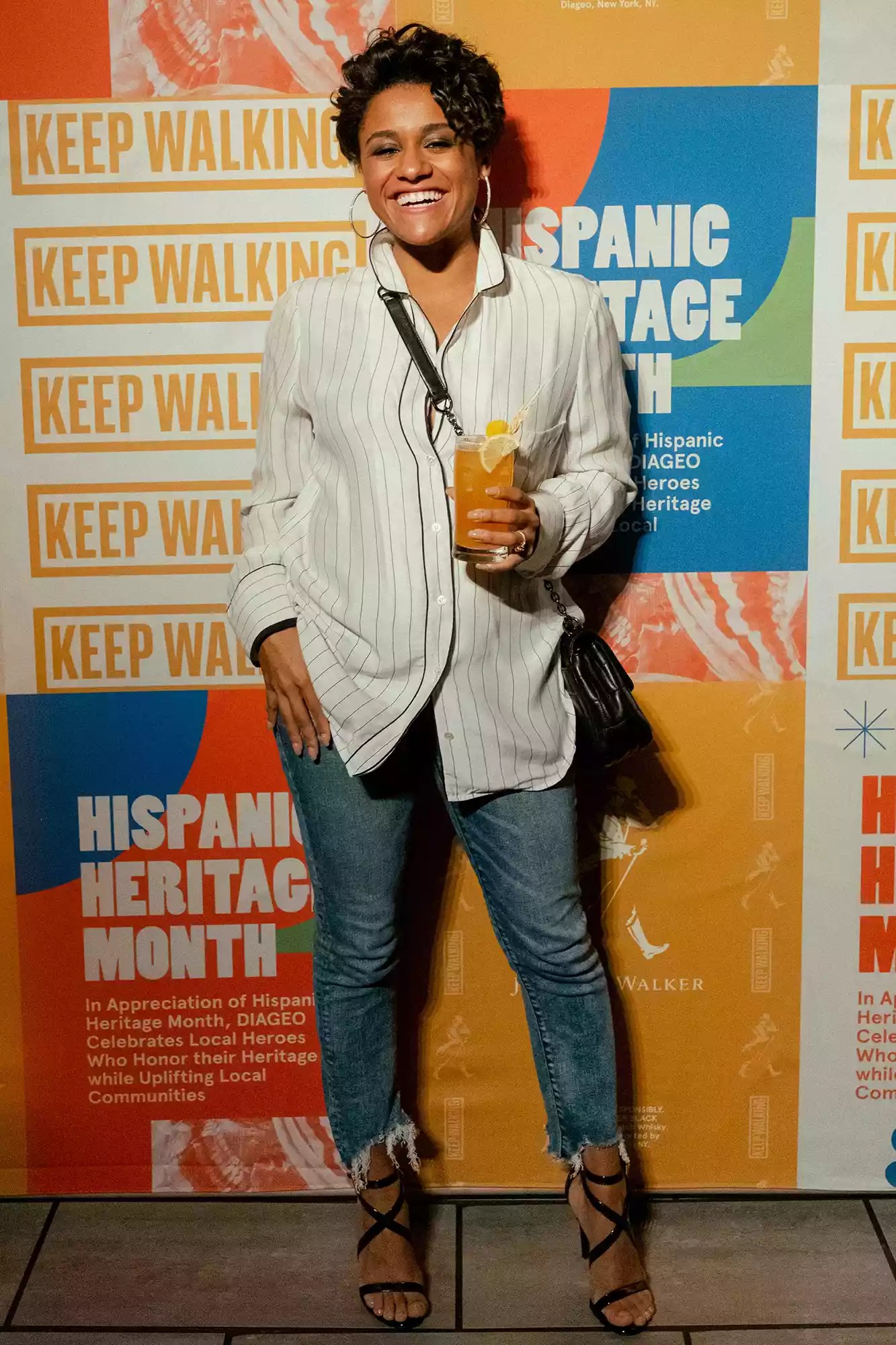 Actress Ariana DeBose Toasts to Hispanic Heritage Month with DIAGEO and its brand Johnnie Walker at an event in Bronx, New York