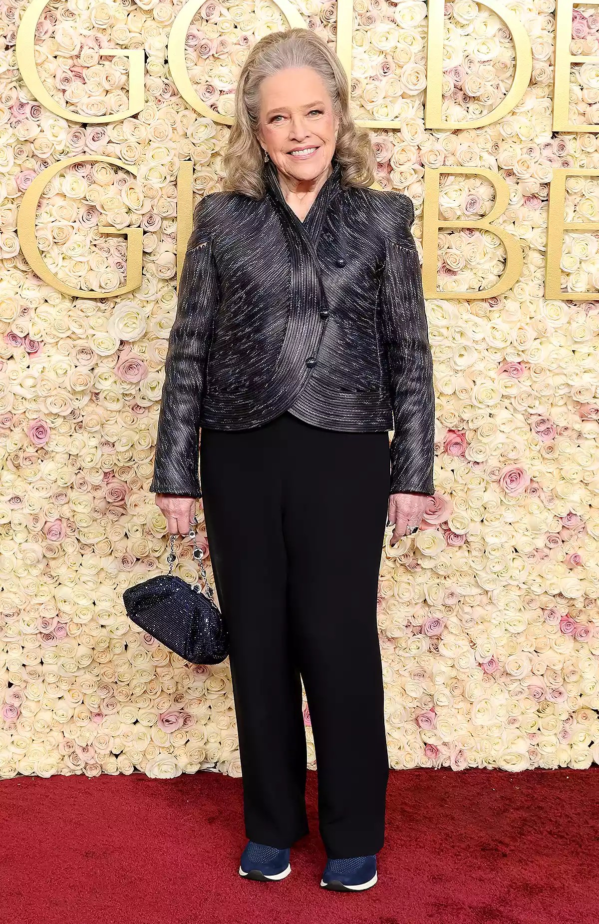 Kathy Bates attends the 82nd Annual Golden Globe Awards at The Beverly Hilton on January 05, 2025 in Beverly Hills, California.