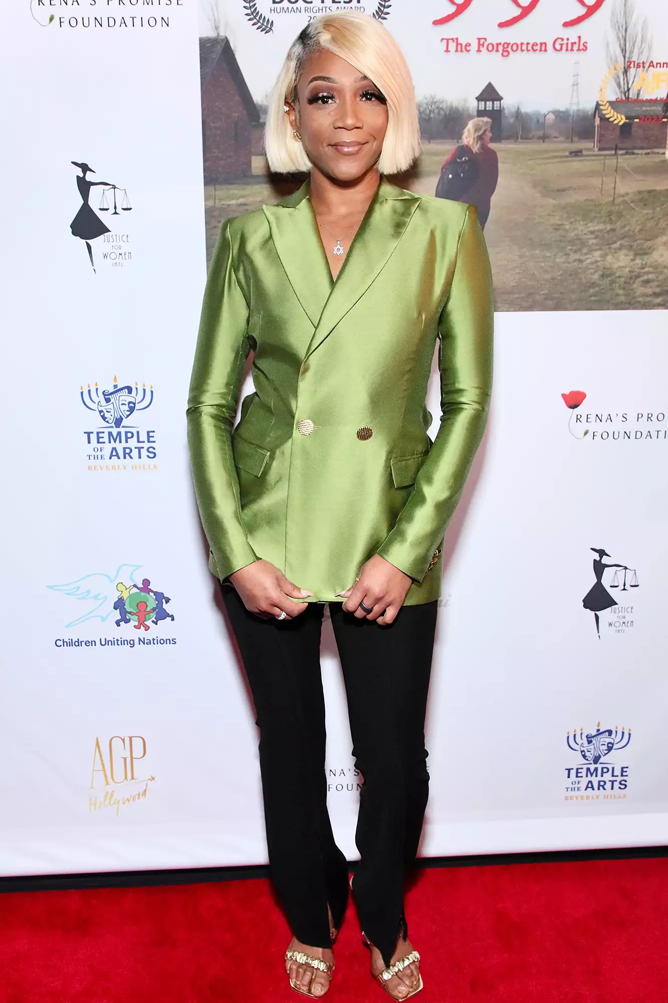 Comedian and actress Tiffany Haddish attends the World Benefit Premiere of &ldquo;999-The Forgotten Girls&rdquo; at Saban Theatre on February 18, 2024 in Beverly Hills, California