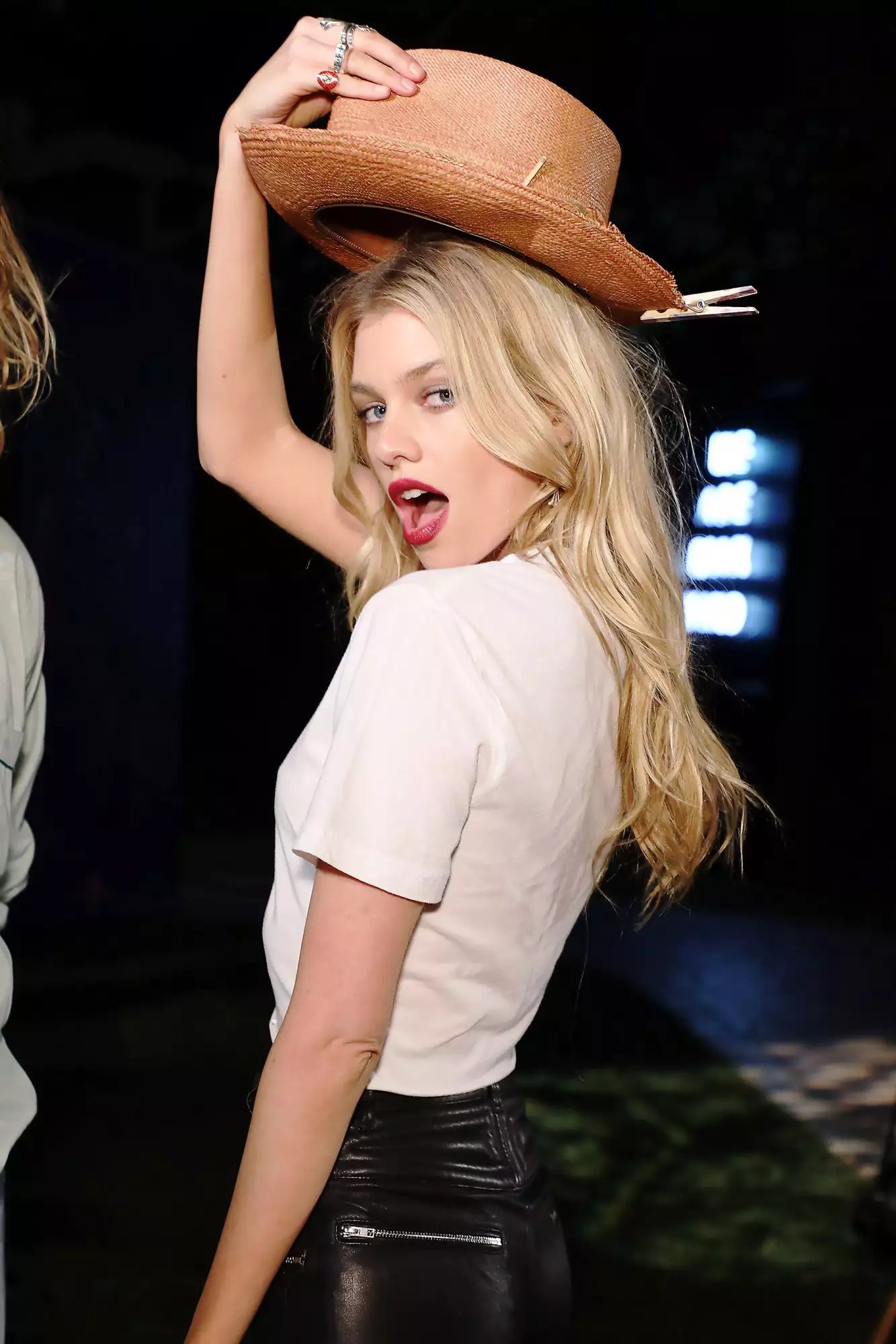 Stella Maxwell x 7 For All Mankind Fall Winter 2018 Launch dinner, Los Angeles, USA - 28 Aug 2018