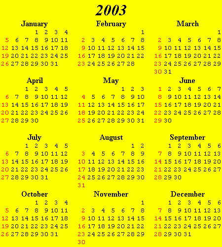 20062007 Calendar
