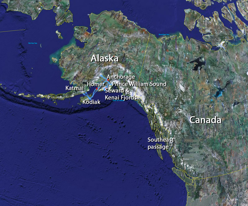 Google Earth Alaska Map Eadith Madelaine