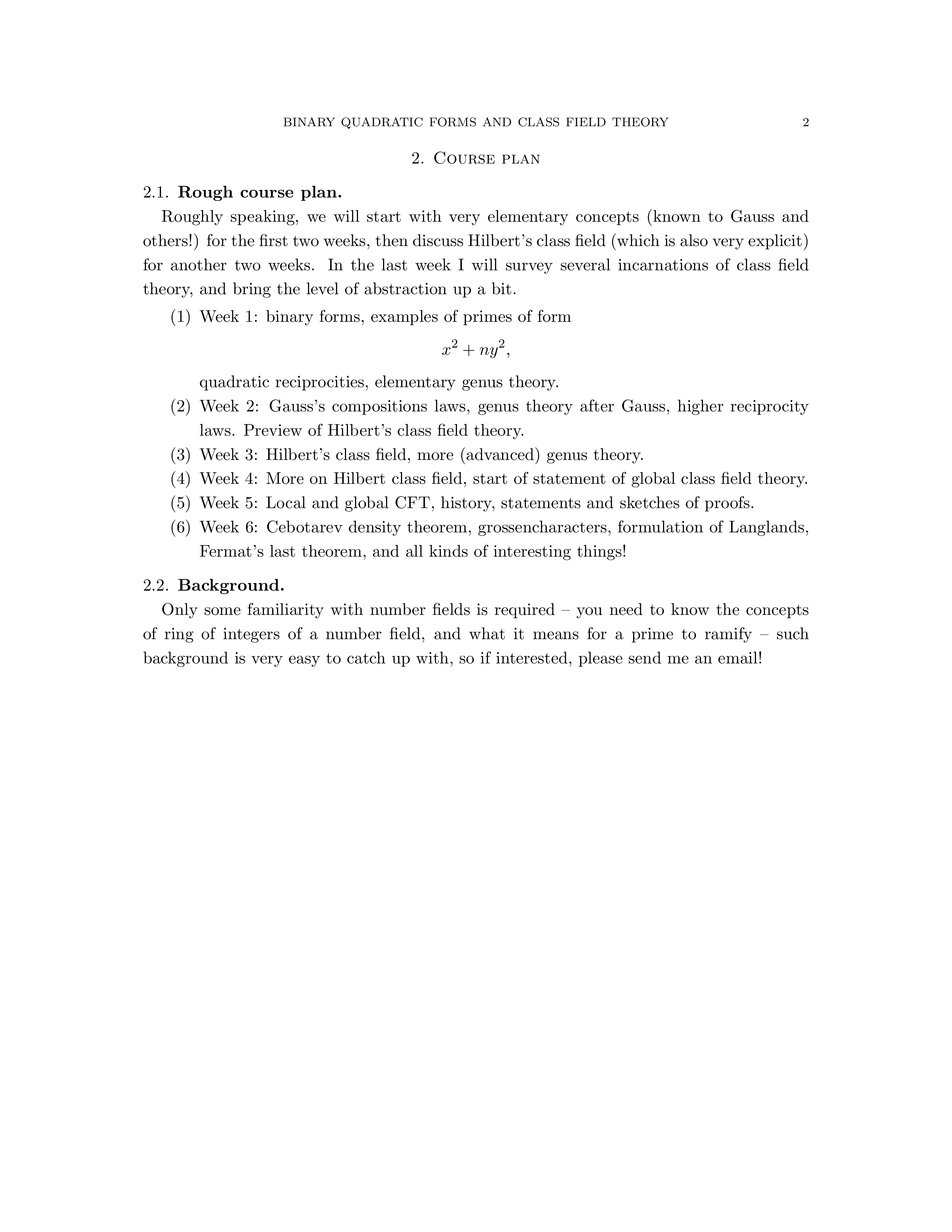 Harvard Mathematics Department Summer Tutorials 2017