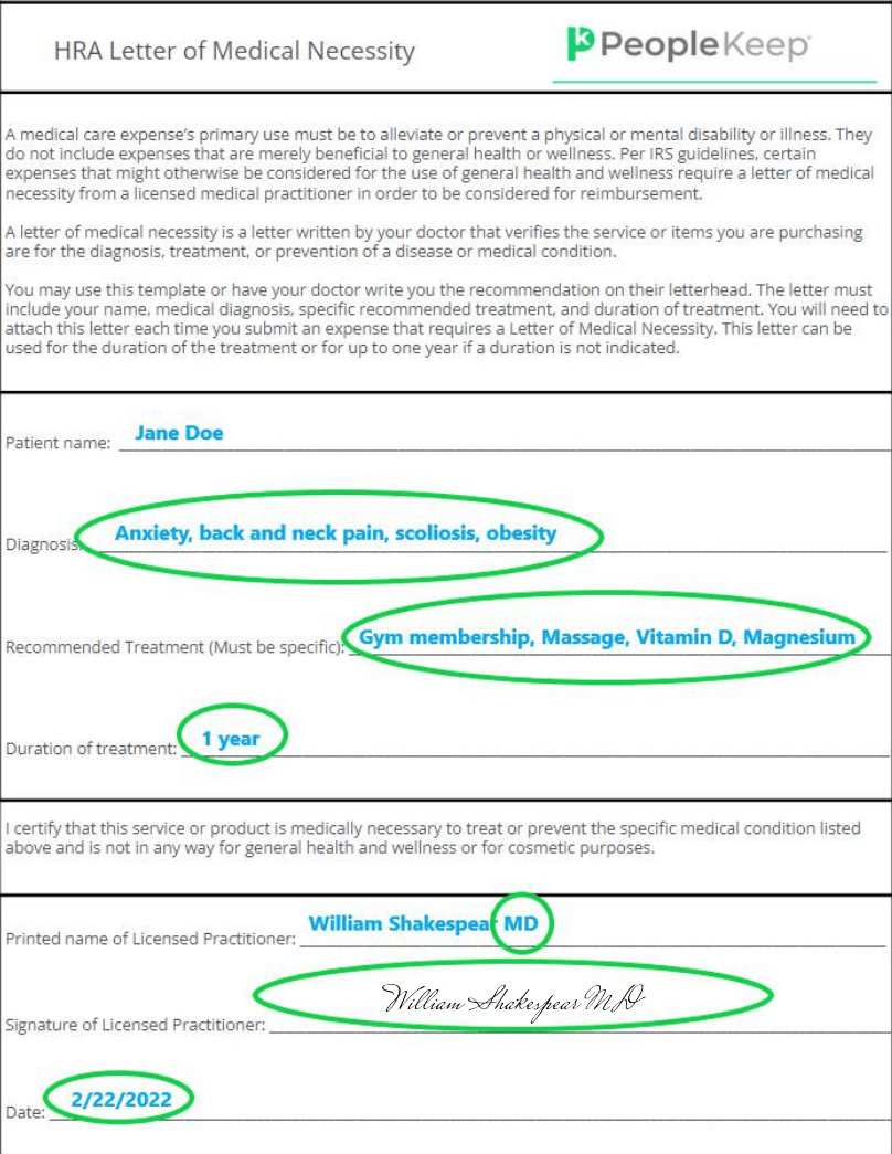 Doctor's Note Requirements PeopleKeep Help Center