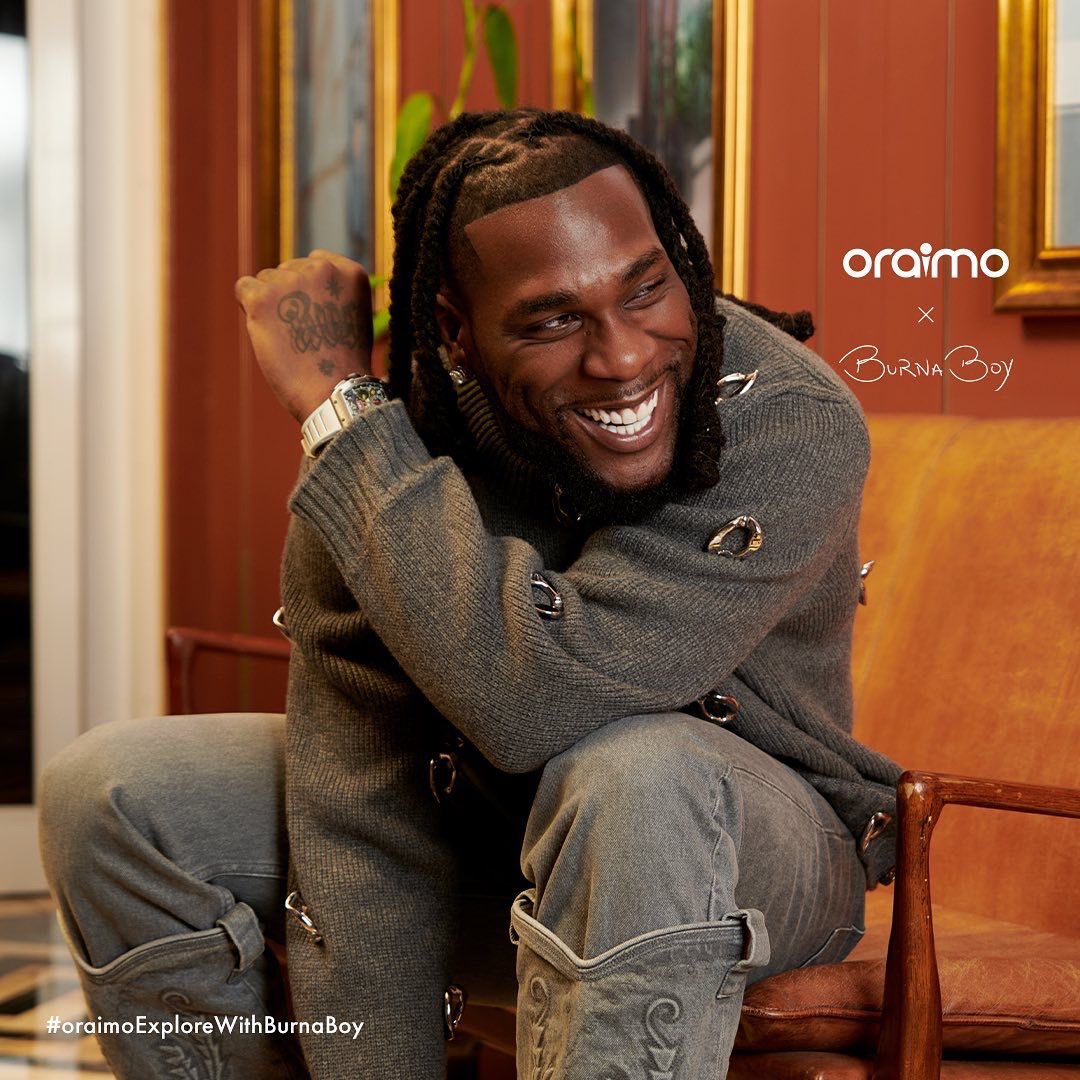 Burna Boy Is Officially The New Ambassador Of oraimo, Africa's Top Smartwatch Brand
