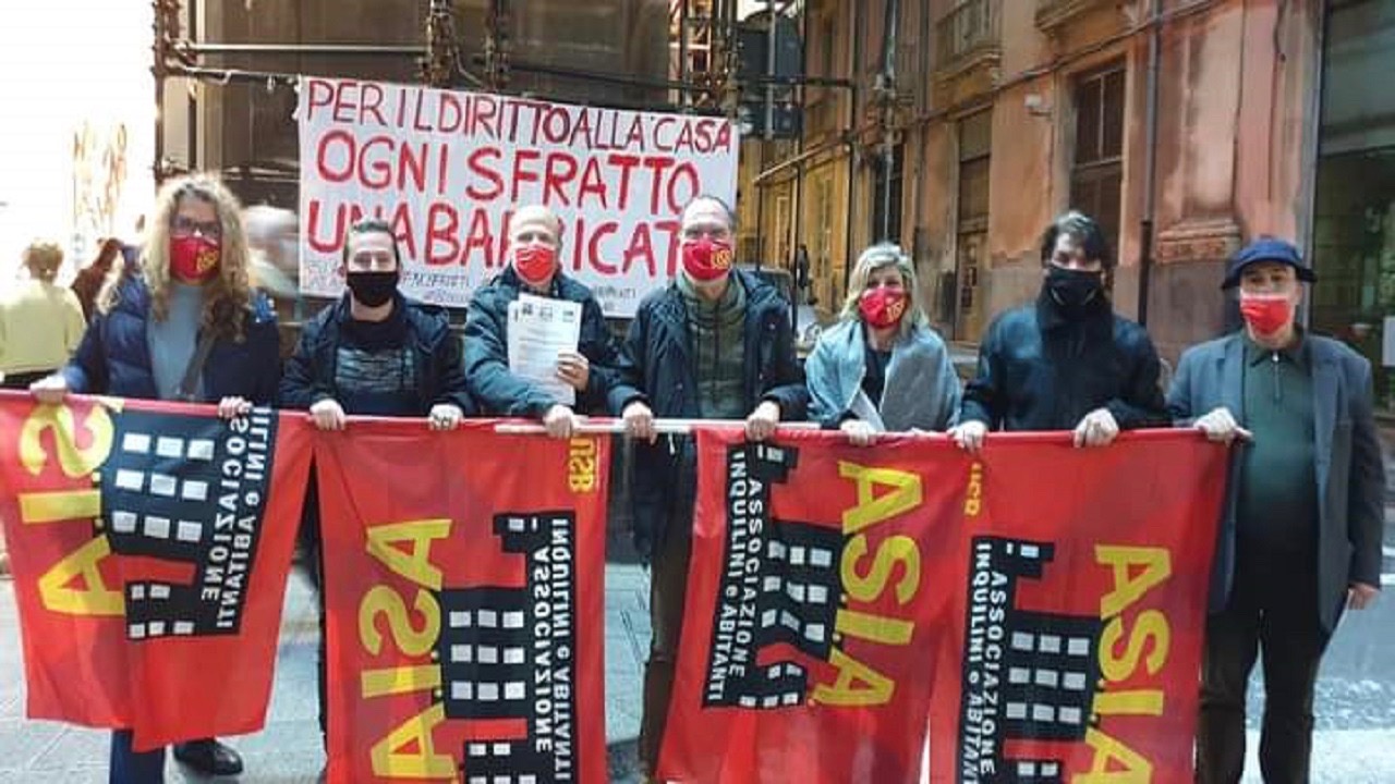 Italian housing rights groups protest government’s rejection of