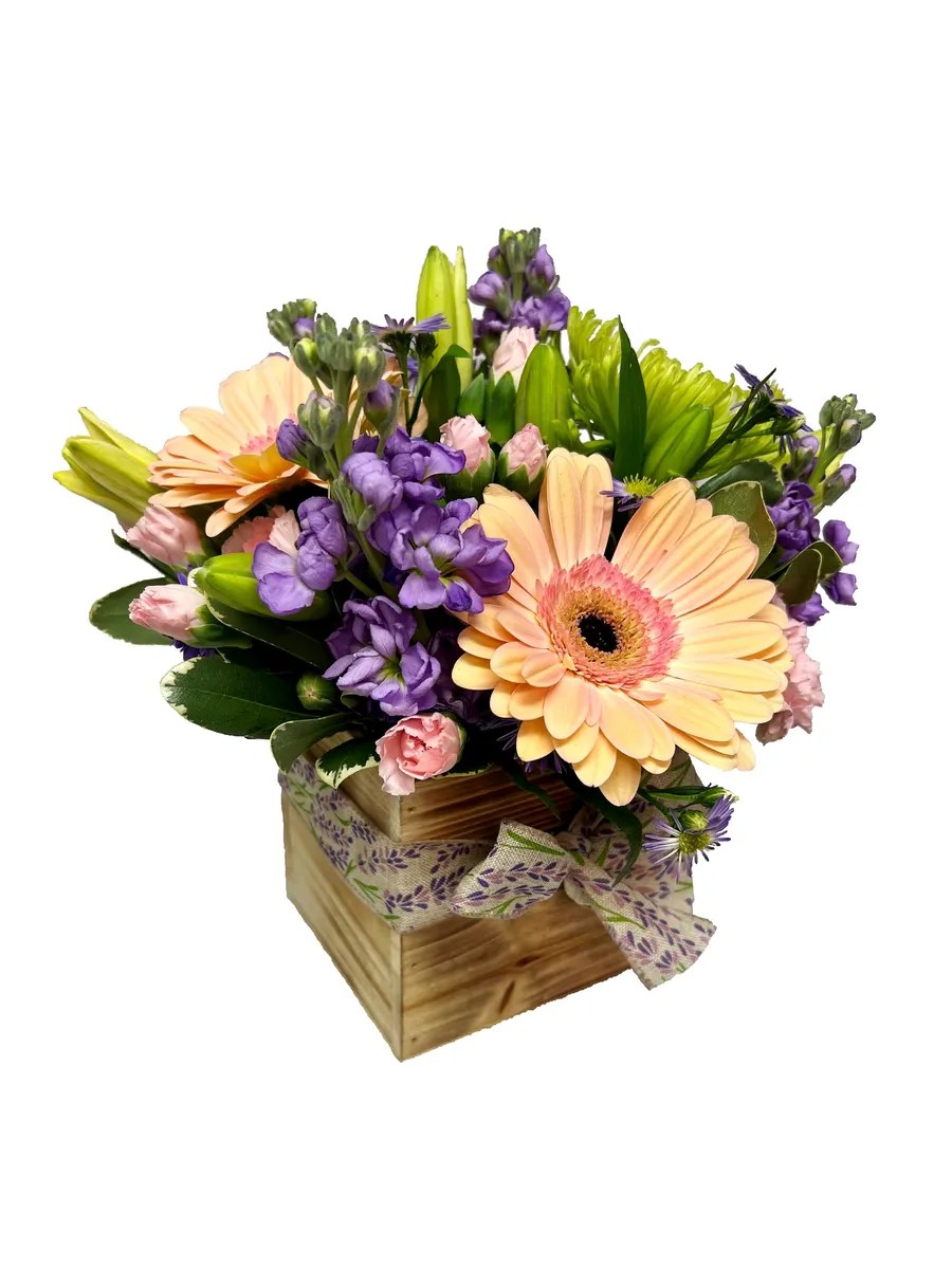 Spring Flower Box Albuquerque (NM) Flower Delivery Peoples Flower Shop