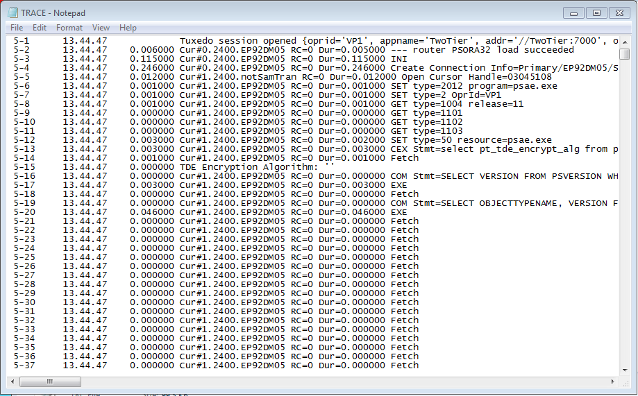 Application Engine - Part 3 - Tracing and TraceMagic - PeopleSoft