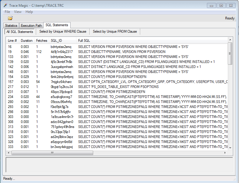 Application Engine - Part 3 - Tracing and TraceMagic - PeopleSoft