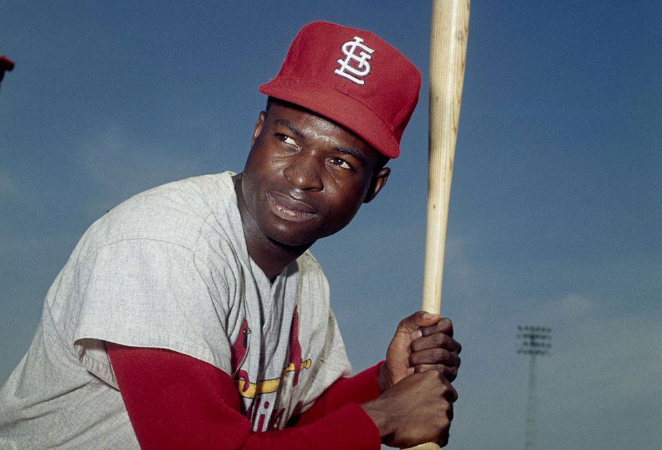 St. Louis Cardinals’ speedster, and hall of fame outfielder, Lou Brock
