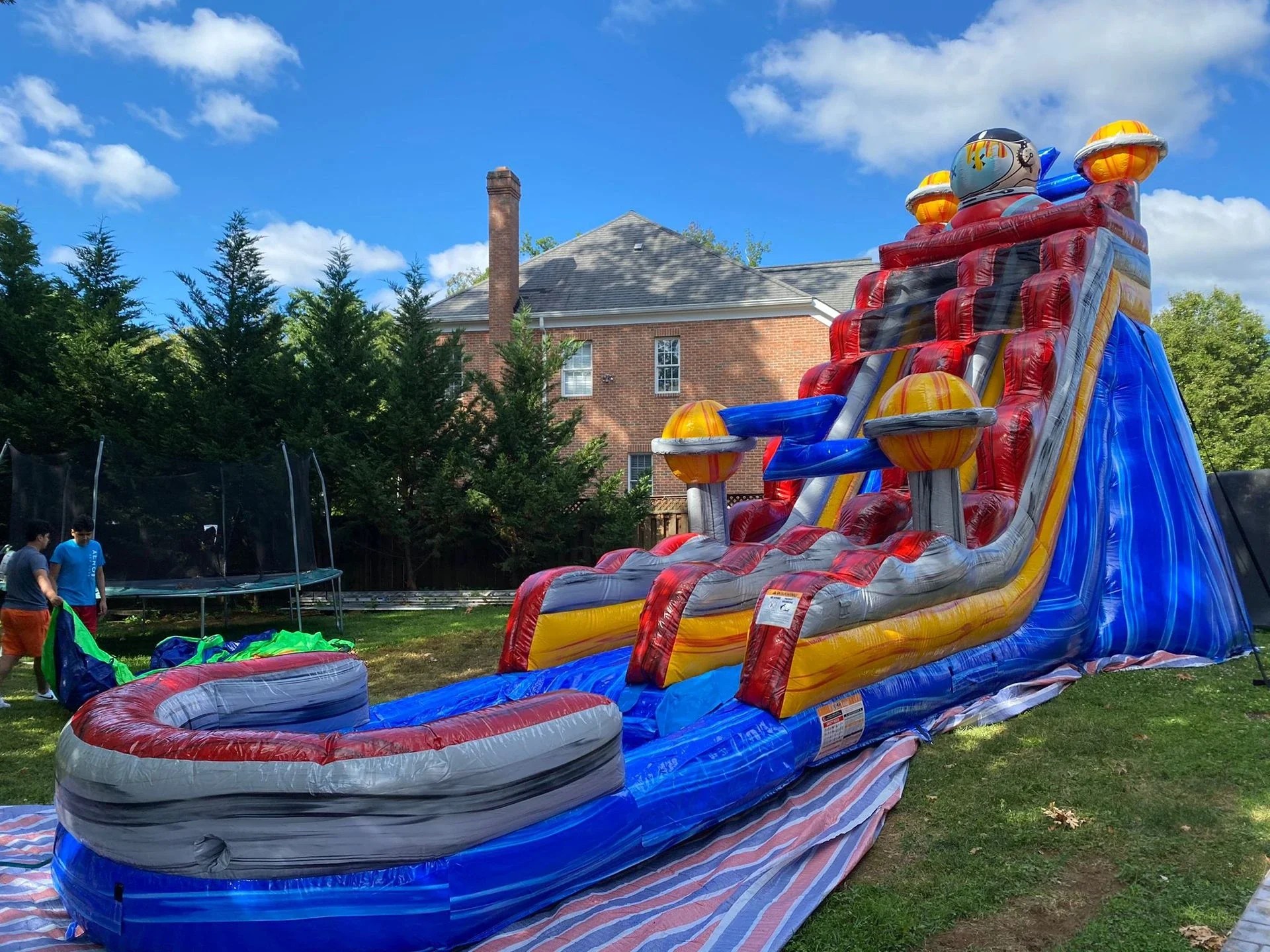NASA WATER SLIDE Pepe's Party Rental