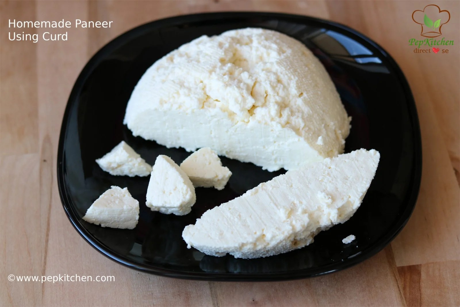 Homemade Paneer Using Curd (Cottage Cheese) Pepkitchen