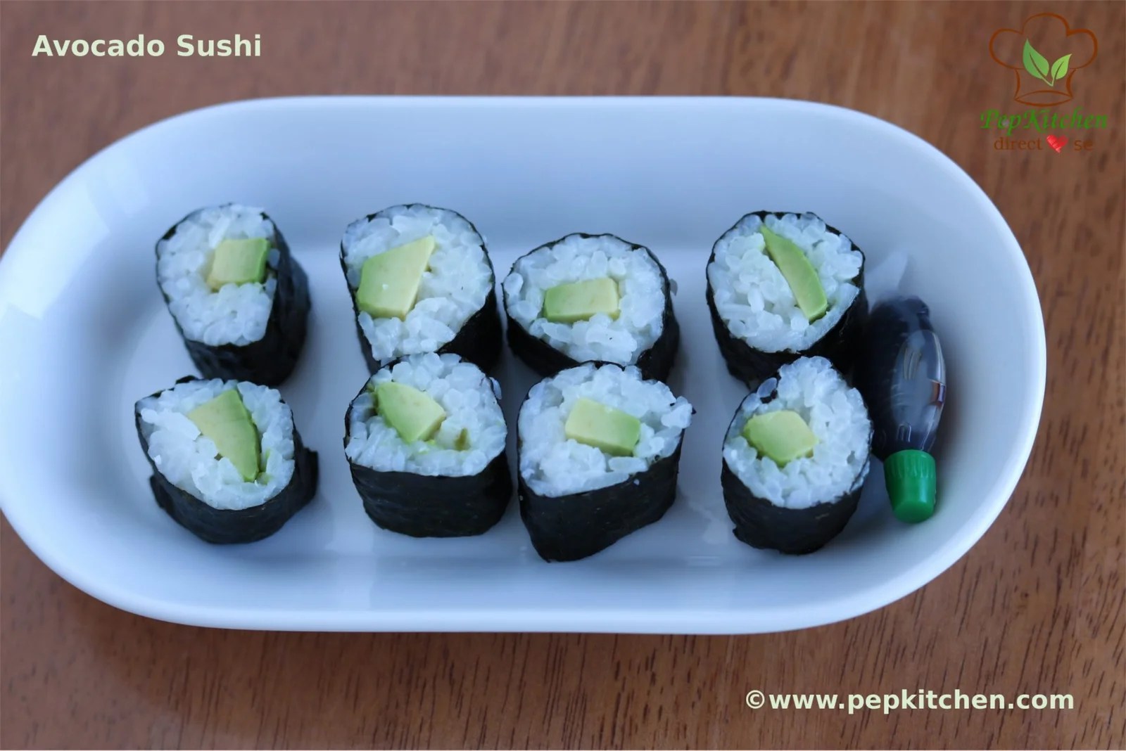 Avocado Sushi Pepkitchen