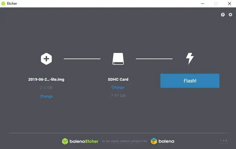 Install Raspbian Buster Lite in your Raspberry Pi