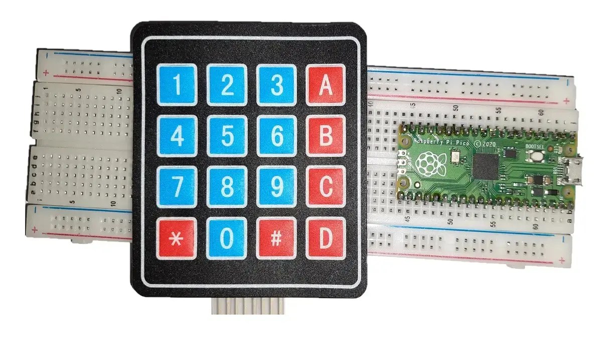 Use Matrix Keypad with Raspberry PI Pico to get User Codes Input