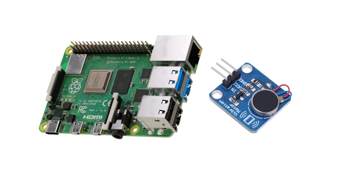 Vibration Module with Raspberry PI Wiring Diagram and Python Code