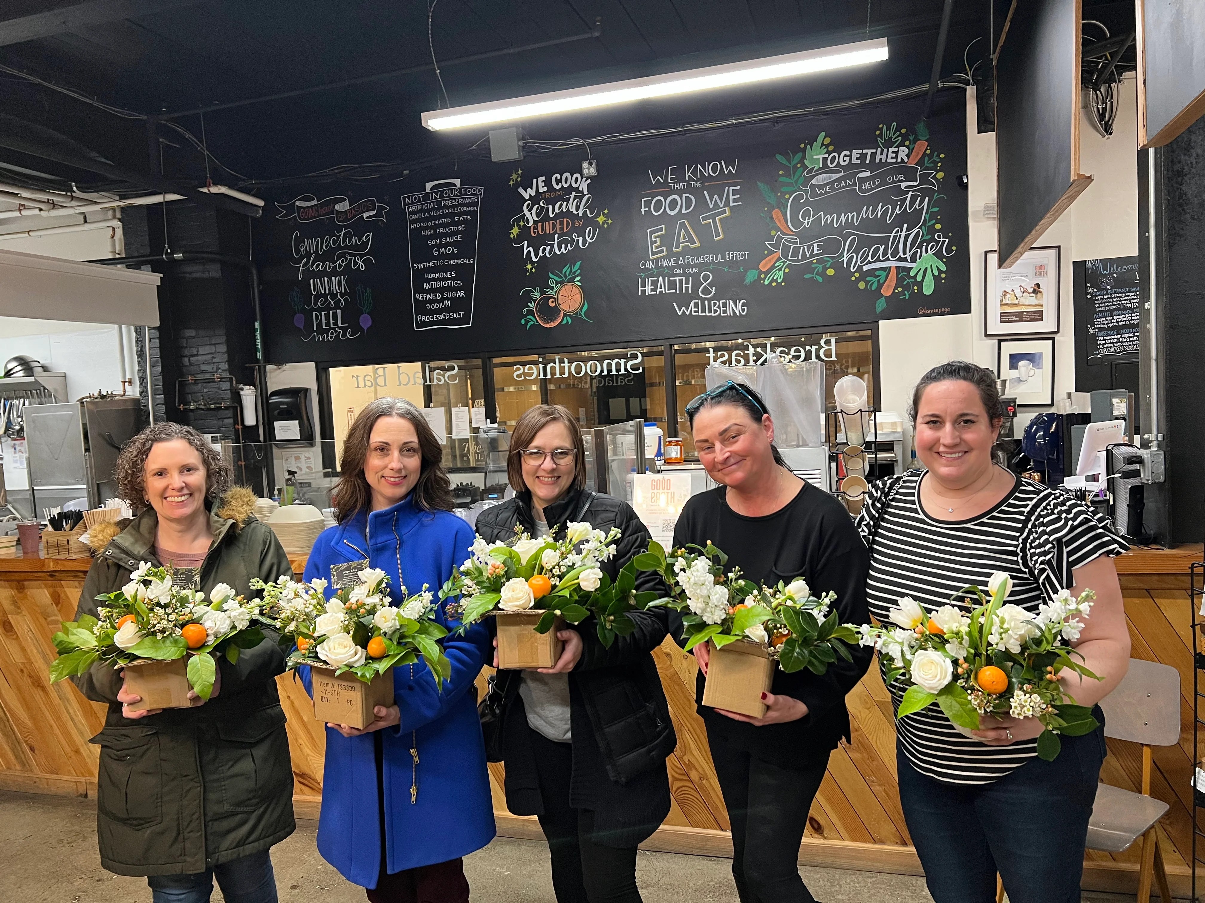 Floral Demonstrations, Flower Bars, and Build Your Own Bouq