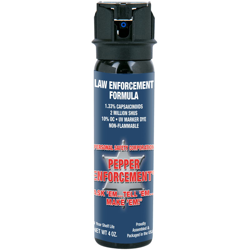 Pepper Enforcement Foam Pepper Spray 4 oz. FlipTop Canister