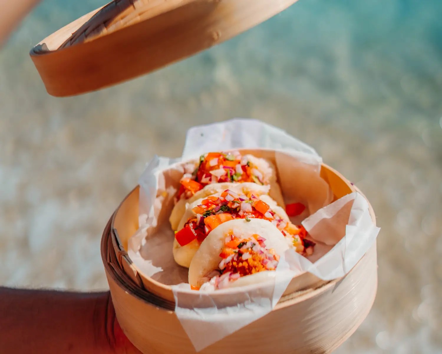 Beach Club & Sunbeds in Plaka Beach Peppermint Naxos