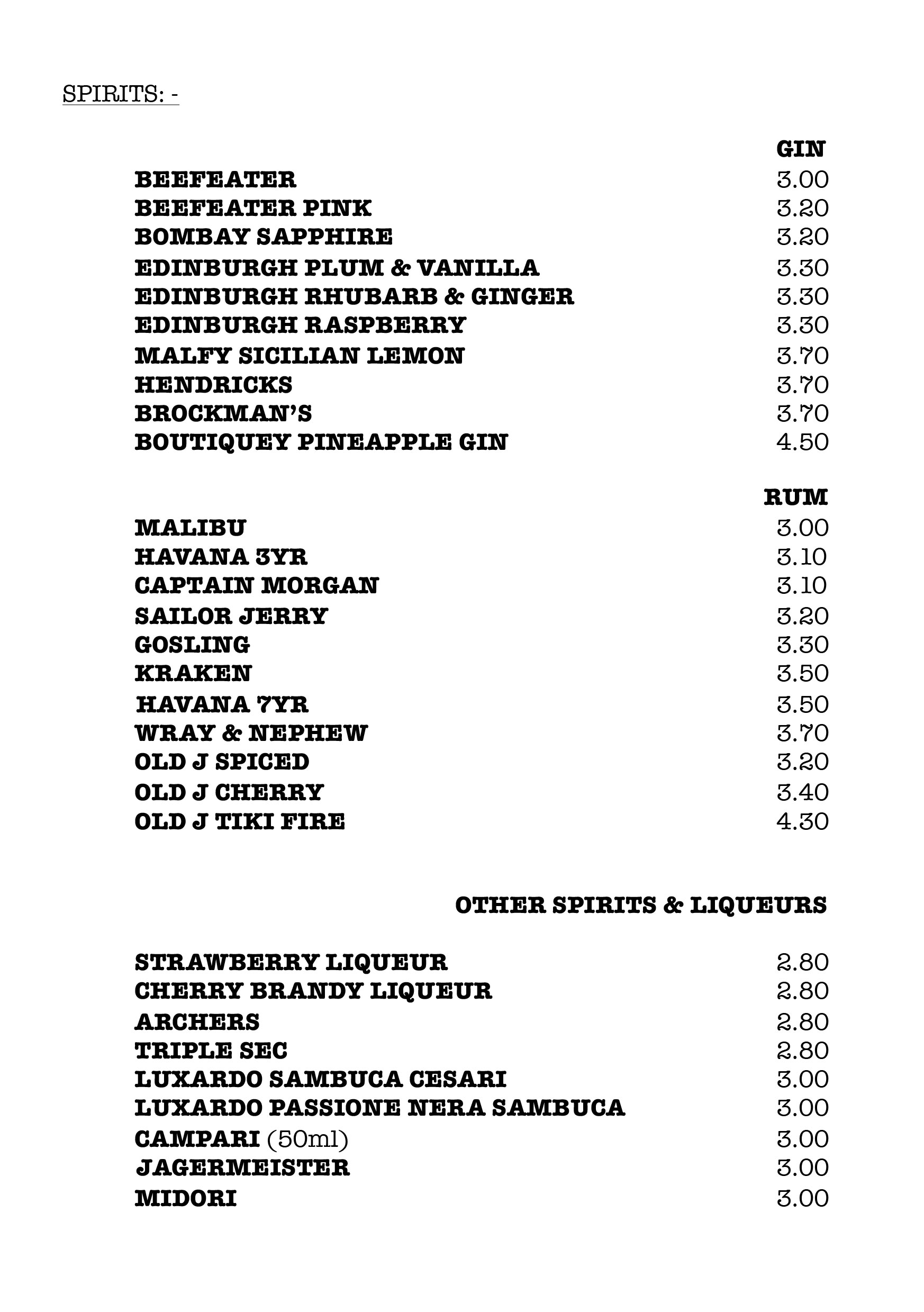 Cocktails Pepper Rocks Nottingham