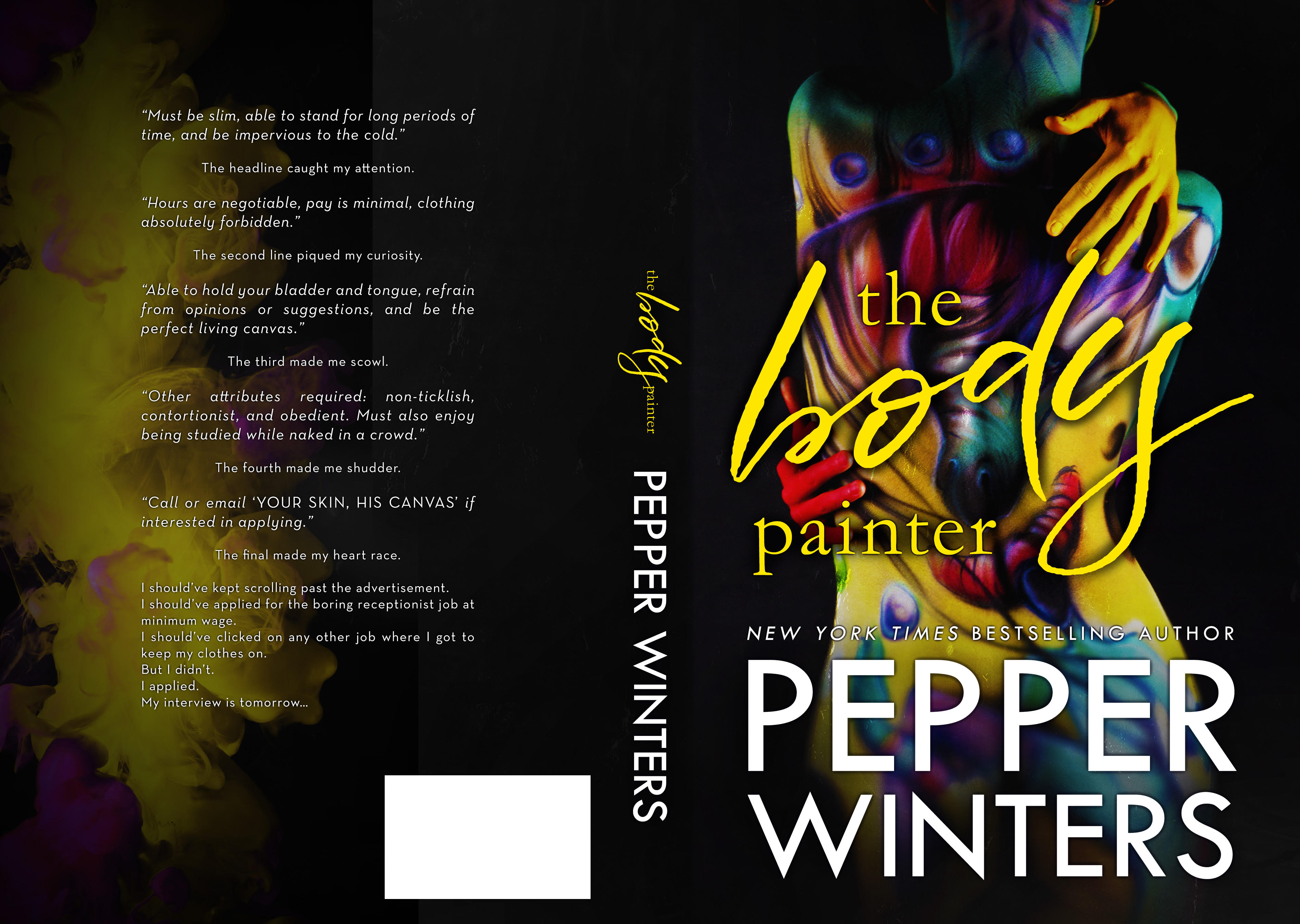 COVER REVEAL FOR THE BODY PAINTER