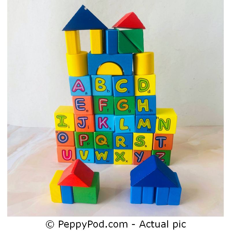 Wooden ABC Learning Blocks