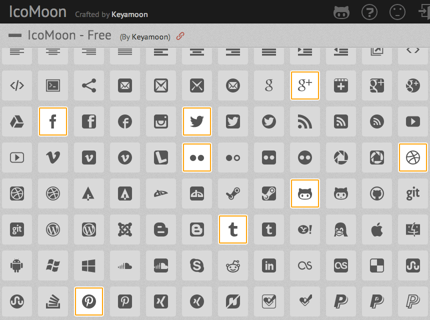 Icon Fonts in Use with a Fancy Hover Effect PEPSized
