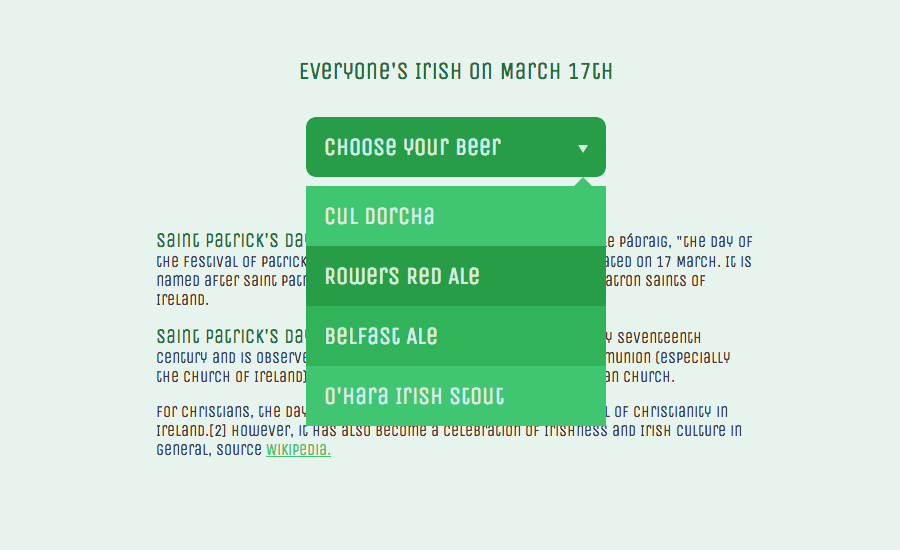 Cssonly Alternative to the Select Element PEPSized