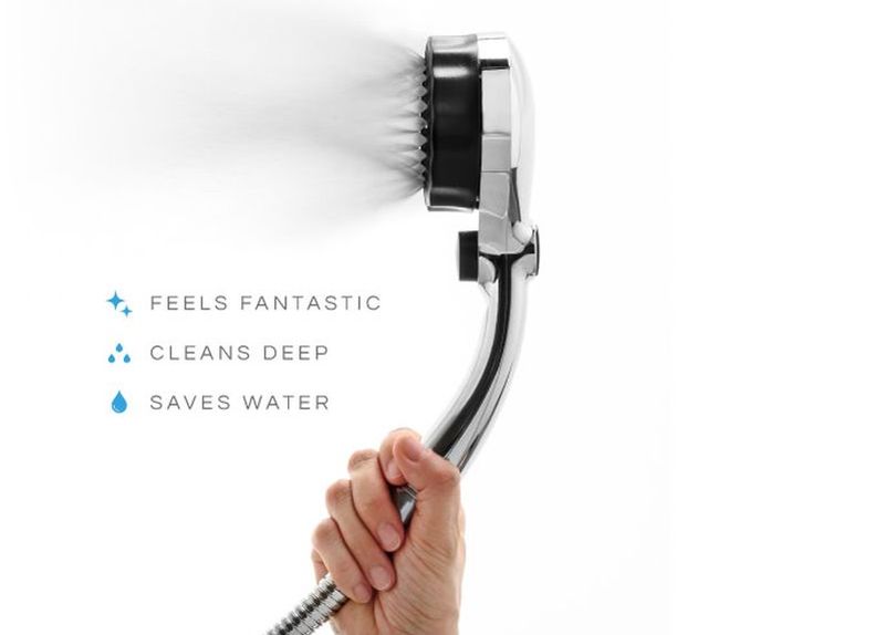 Ecofriendly Microbubble Showerhead Saves 6,800 Gallons of Water Pep