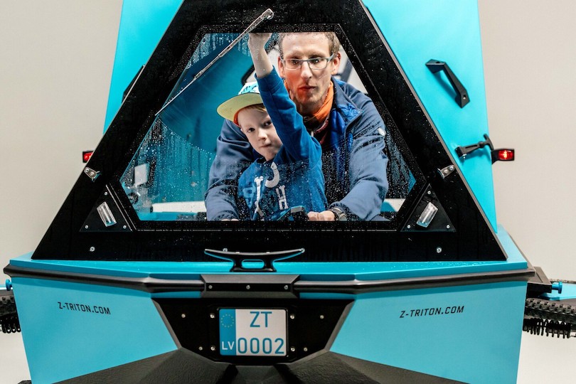 ZTriton 2.0 Amphibious House Boat Trike Available For PreOrder