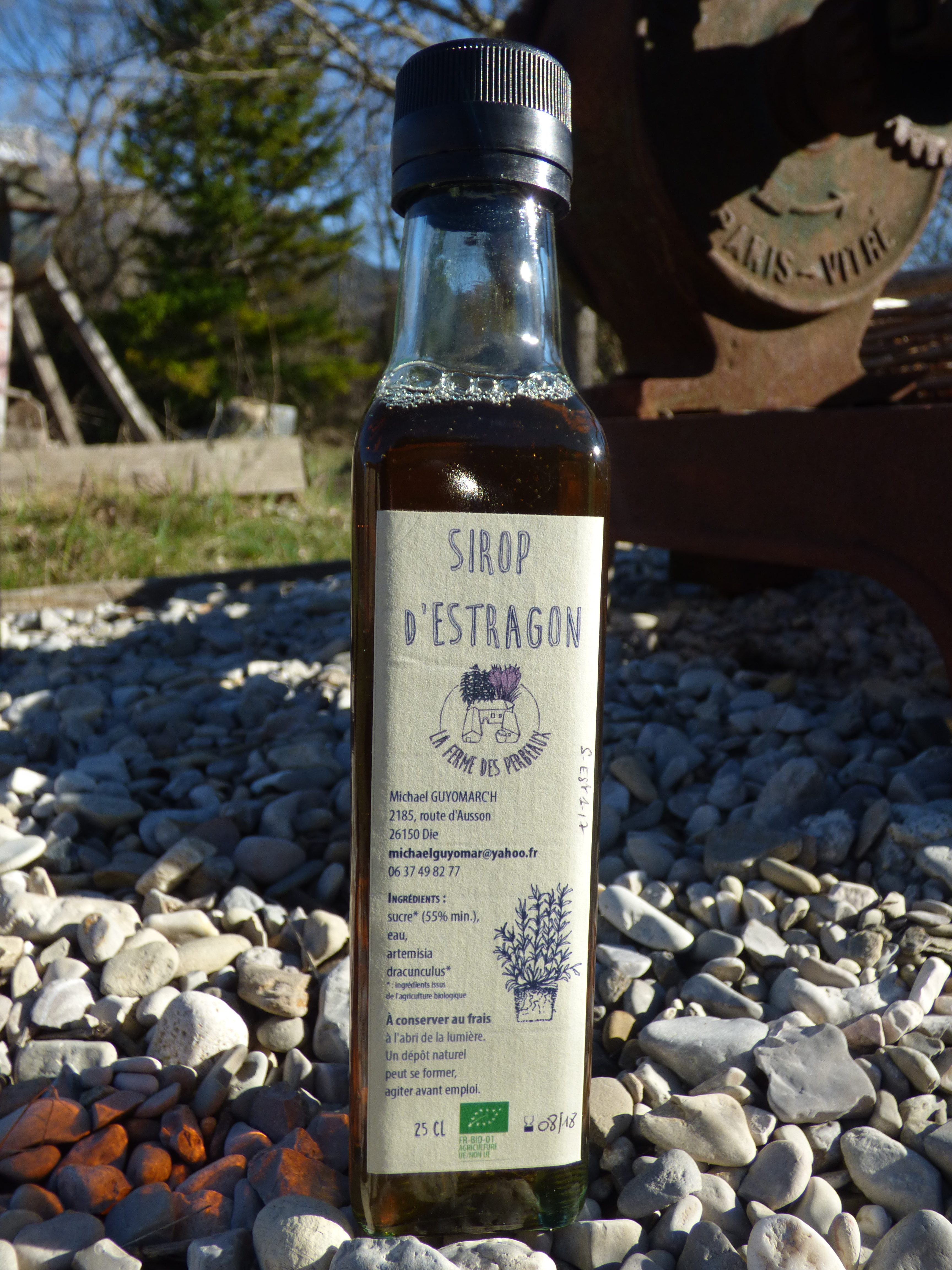 Sirop estragon La Ferme des Perbeaux