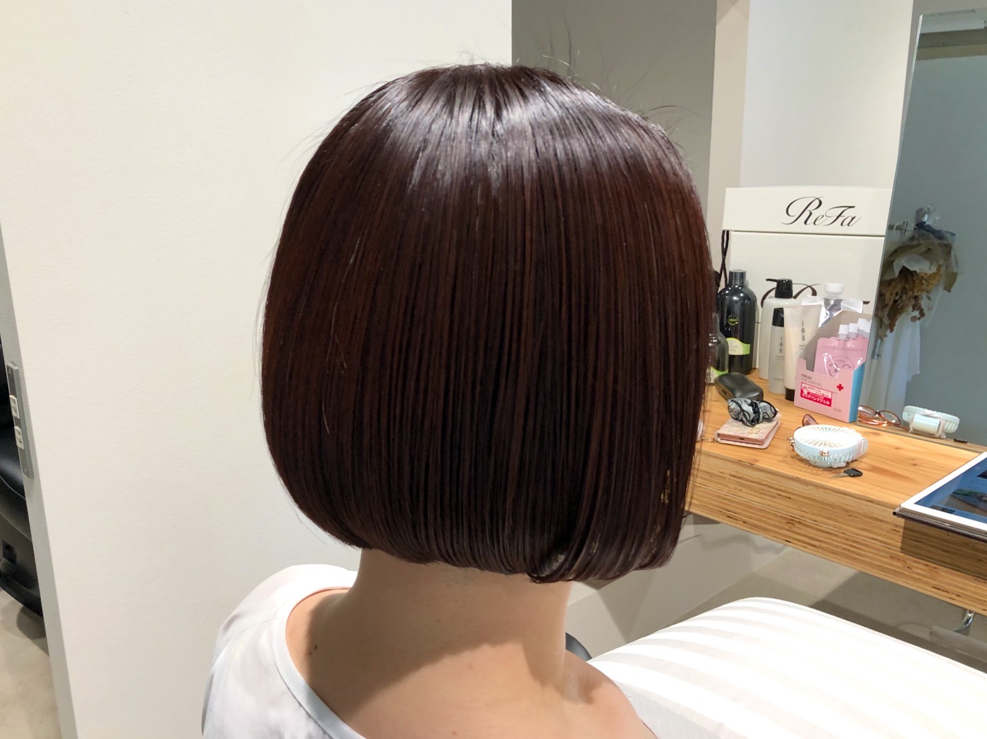 お洒落女子必見！刈り上げスッキリボブで楽チンスタイル！ percha hair