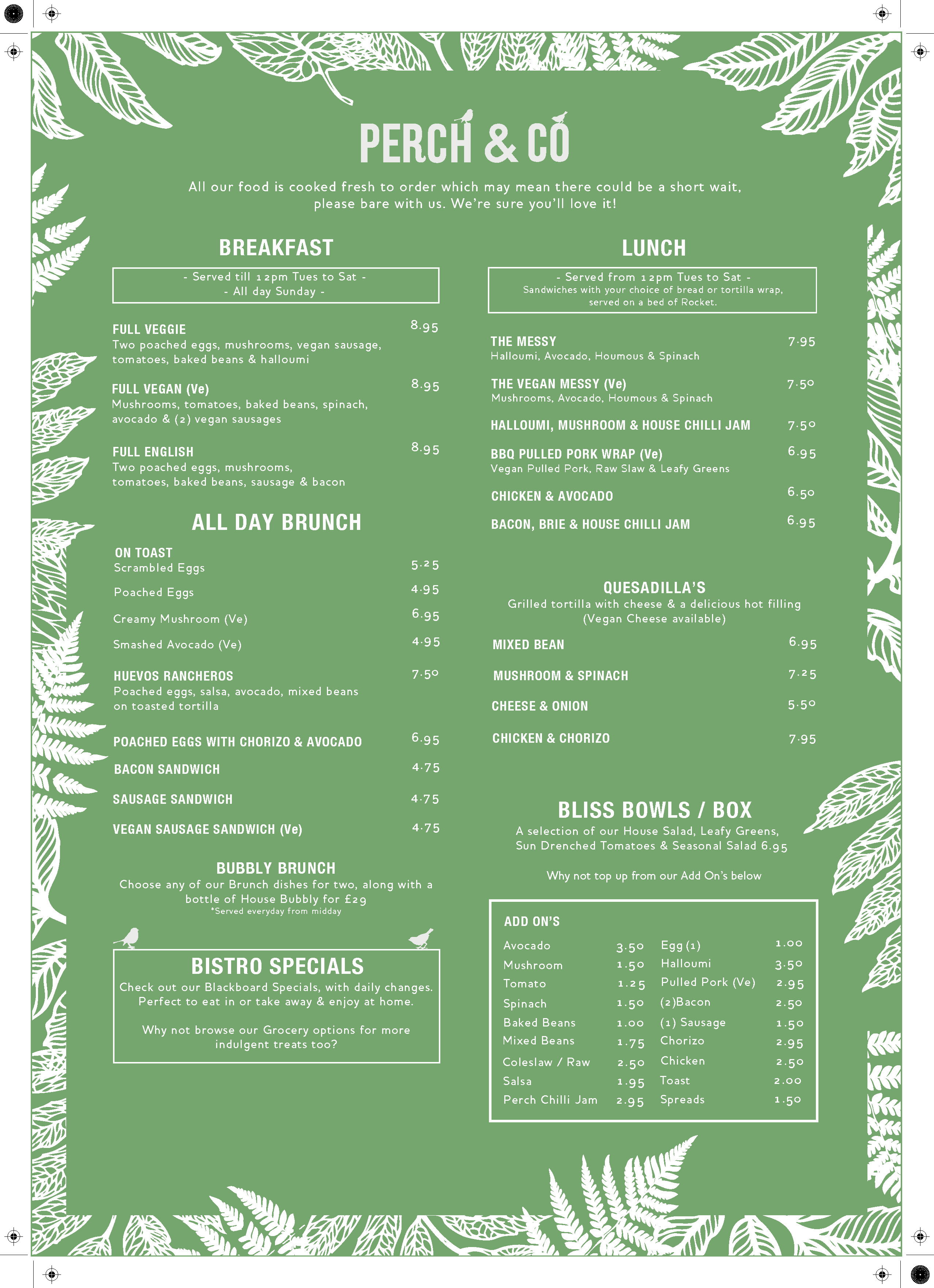 Perch & co Simply Delicious