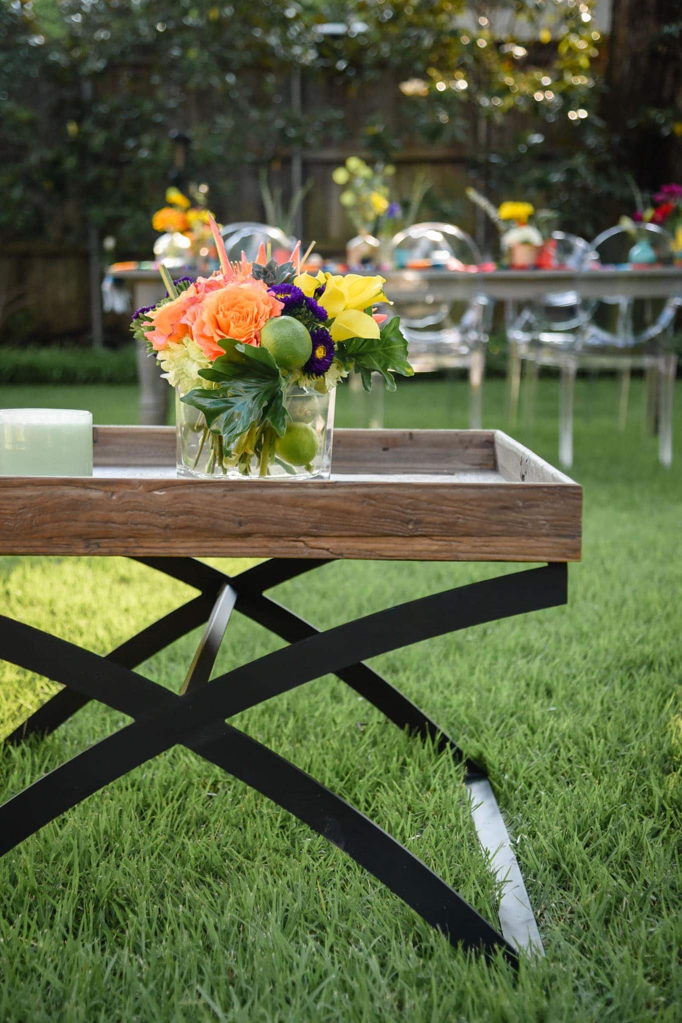 Rustic Coffee Table Perch Decor