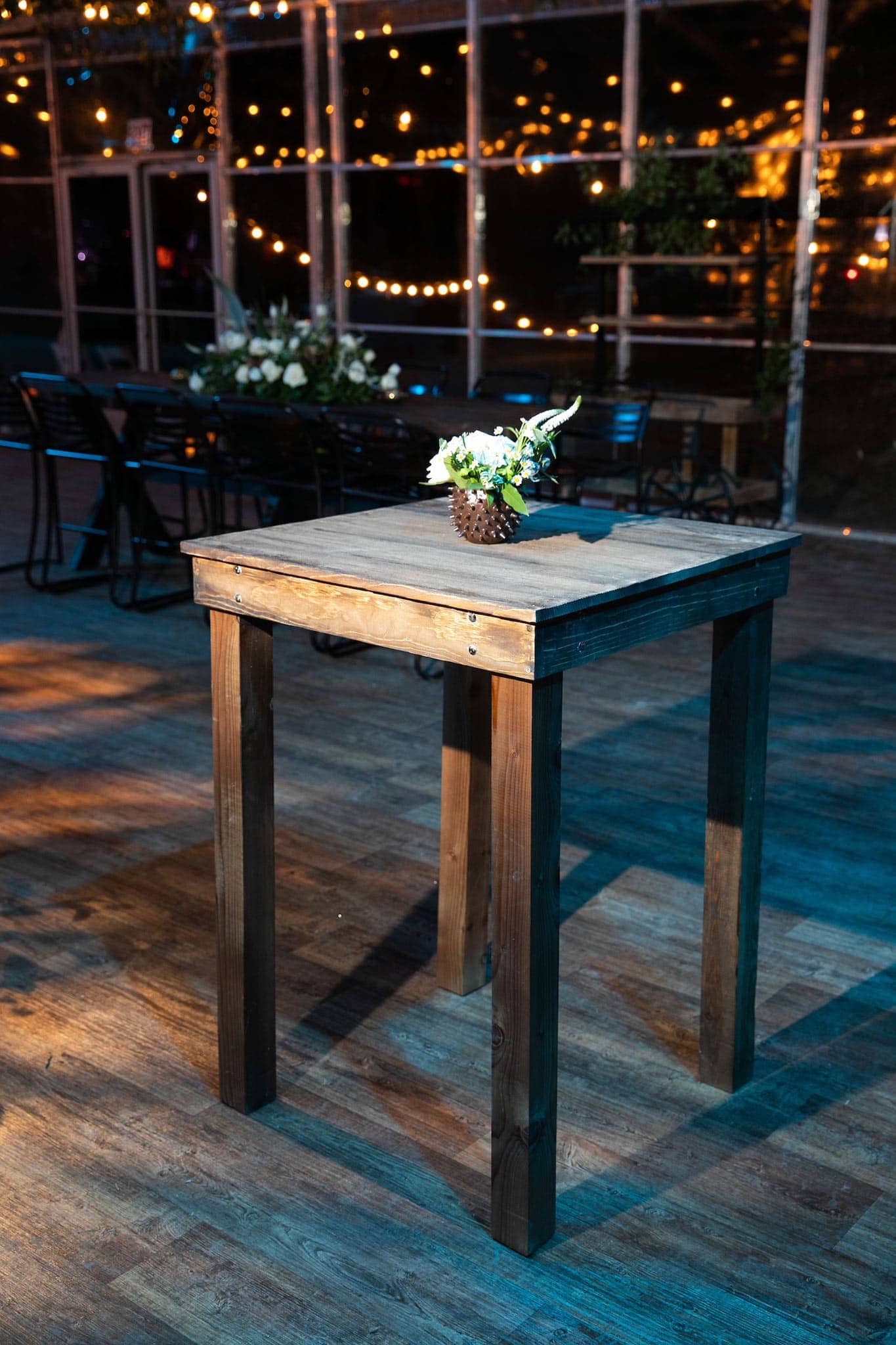 Wooden Cocktail Table Perch Decor