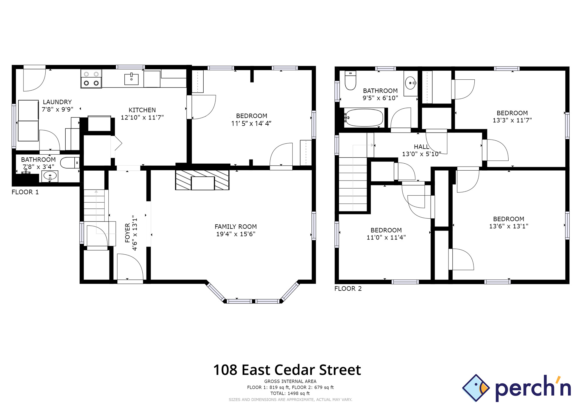 108 East Cedar Street Poughkeepsie, NY perch'n