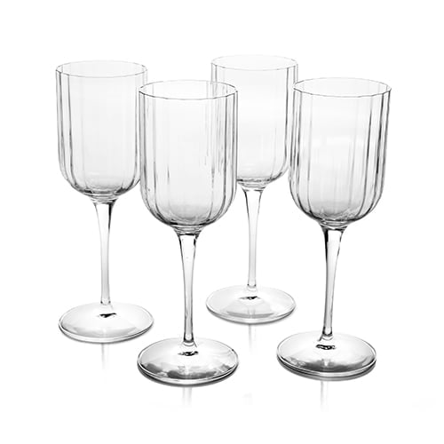 Linea White Wine Glass (Set of 4) Perenne Design