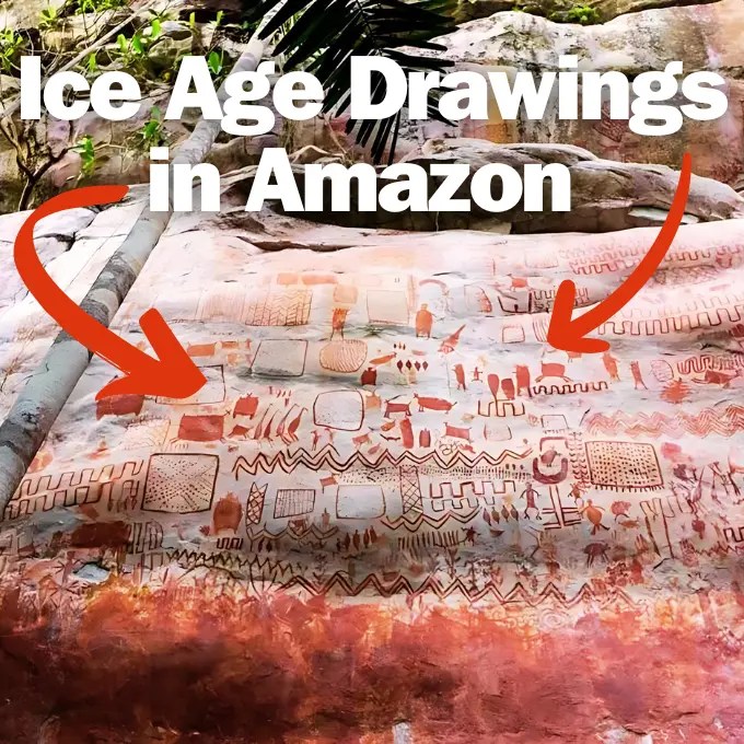 Ice Age Drawings Found in the Amazon Rainforest