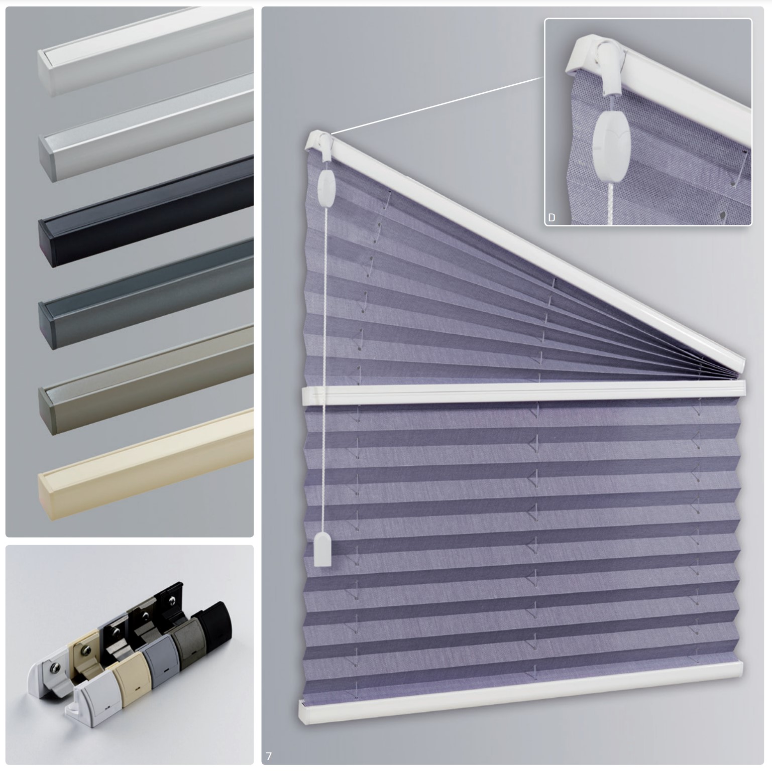 Pleated Shaped Blinds Perfa