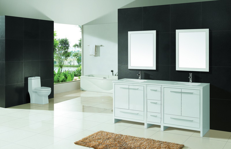 72" Vanity Double Vanity Perfect Bath Canada