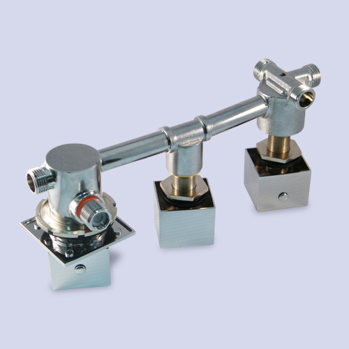 3Way Steam Shower Faucet Valve Set Square Knobs Perfect Bath Canada