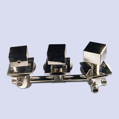 3Way Steam Shower Faucet Valve Set Square Knobs Perfect Bath Canada