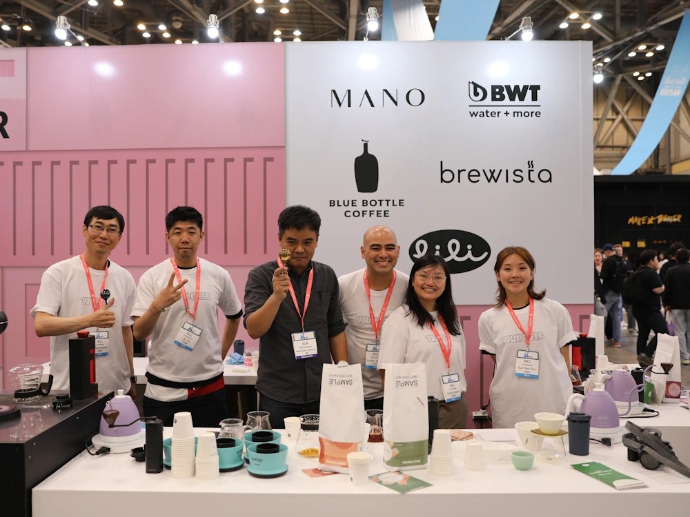 - Healthy Brew Hub Volunteers at the 2024 World of Coffee Asia in Busan, South Korea.