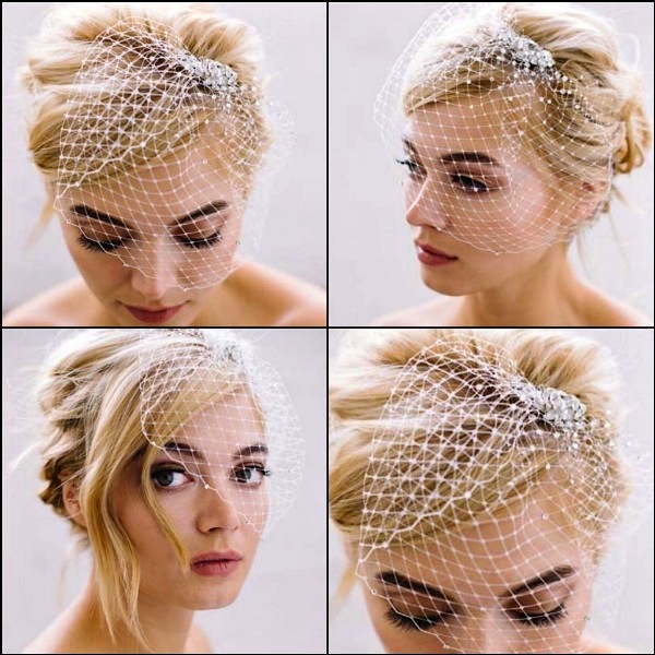 Sara Gabriel Bridal Headpieces & Hair Accessories Short Veils