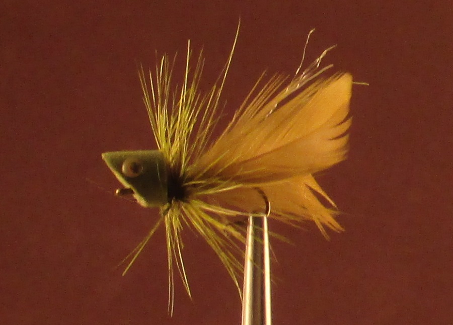 Olive Bream Popper The Perfect Fly Store